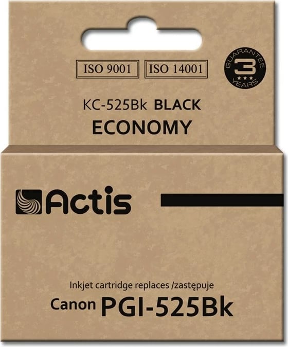 Bojë zëvendësese Actis KC-525BK për Canon PGI-525Bk, 20ml, e zezë  