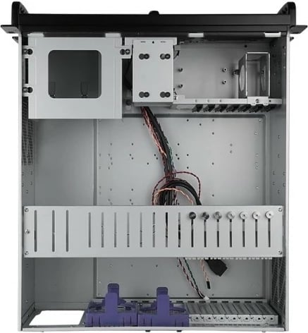 Kasë Chieftec UNC-409S-B-OP 4U rackmount, ATX/micro ATX, e zezë