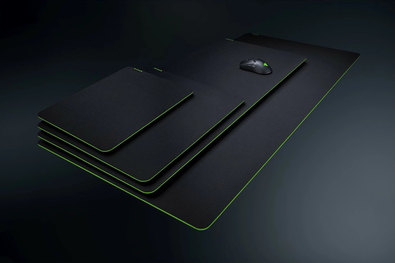 Mauspad Razer Gigantus V2 3XL, gaming, gome, zi/gjelbër