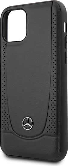 Mbështjellës Mercedes Urban Line për iPhone 11 Pro, Lëkurë, Zi