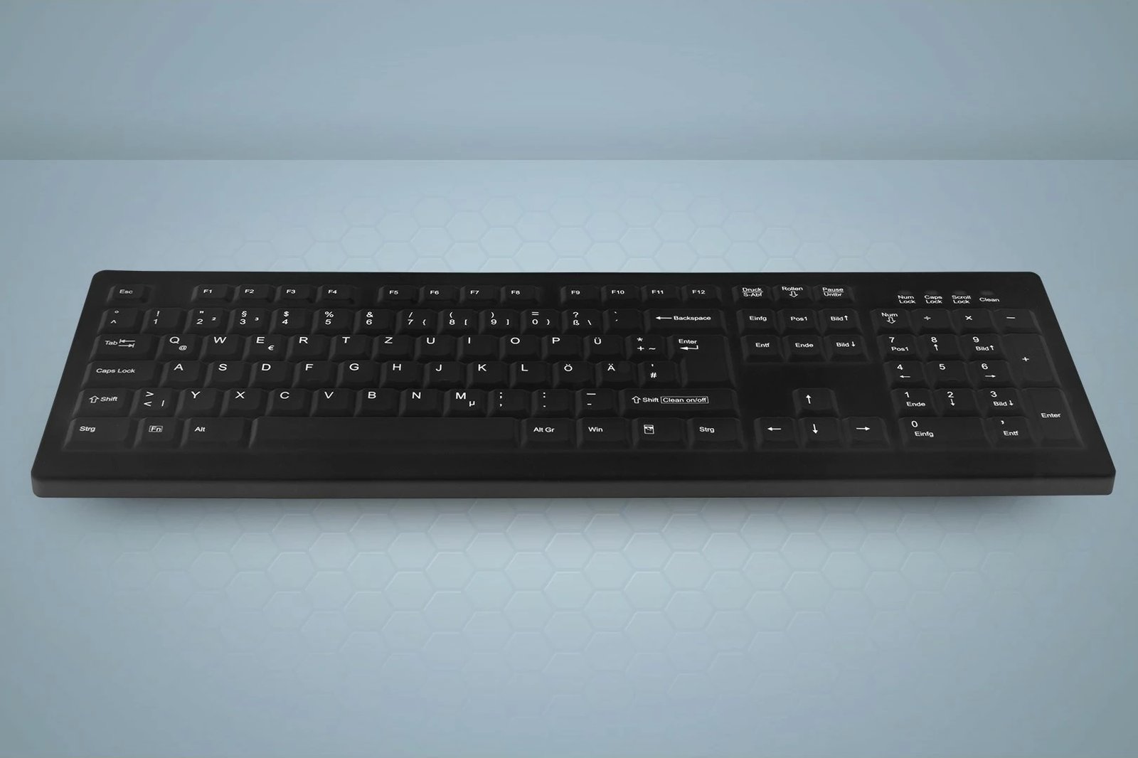 Tastierë Cherry AK-C8100, Full-size, Wired, USB, Membrane, QWERTZ, E zezë