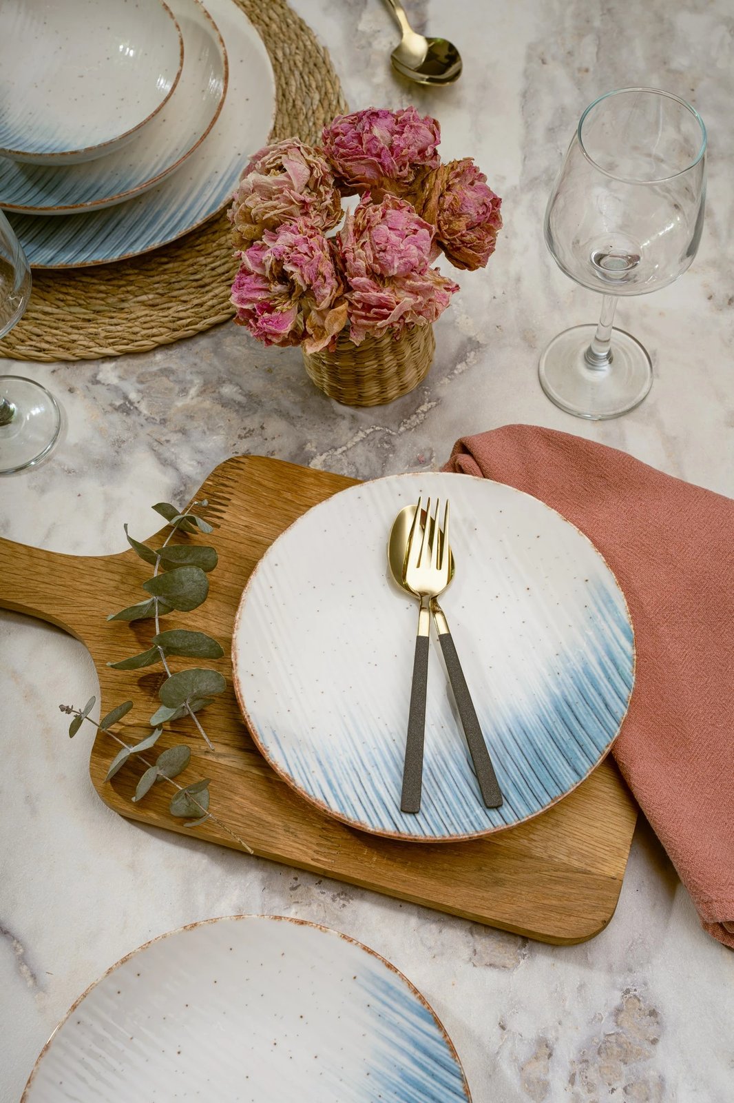 Set për drekë prej porcelani, 24 copë, Hermia, GBSATN24Y4R319314