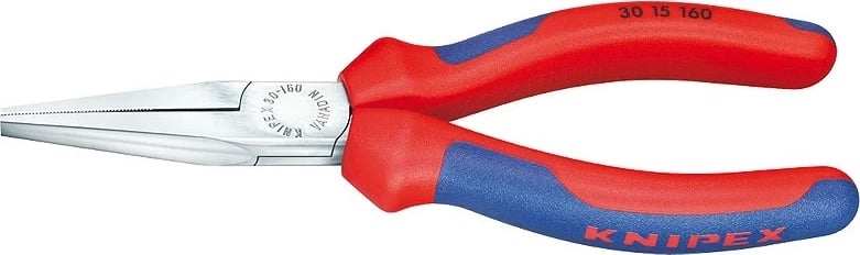 Pinca të holla Knipex 30 15 160, 160 mm, Çelik, Dorezë e kuqe