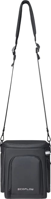 çantë e papërshkueshme nga uji, EcoFlow, TRAIL, 5022704001, me rrip shpatulle dhe xhep aksesorësh, për stacione portative energjie, e zezë