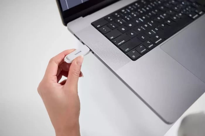 USB flash SANDISK Phone Drive SDIXS0N-1T00-GN6NE, 1TB, USB-C (USB 3.2 Gen 1), 150MB/s, Arctic White, 1 copë