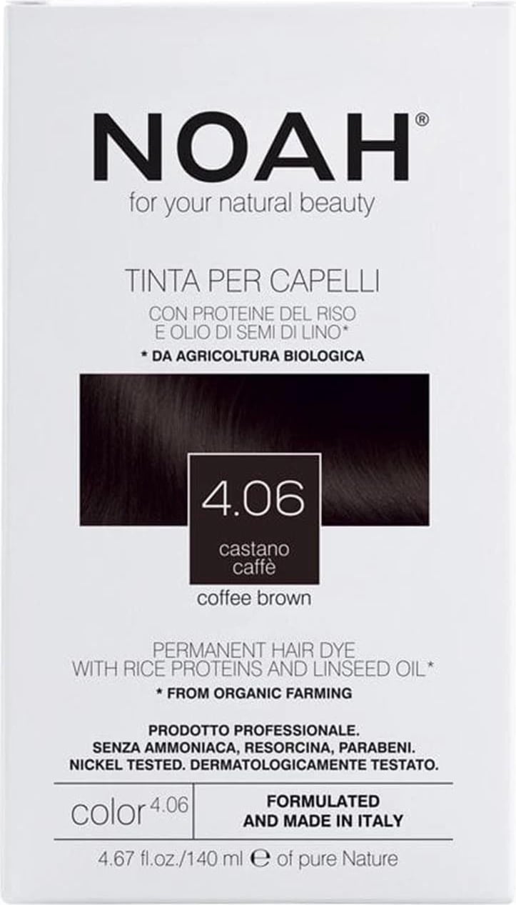 Tinte për flokë NOAH 4.06 Coffee Brown 140ml