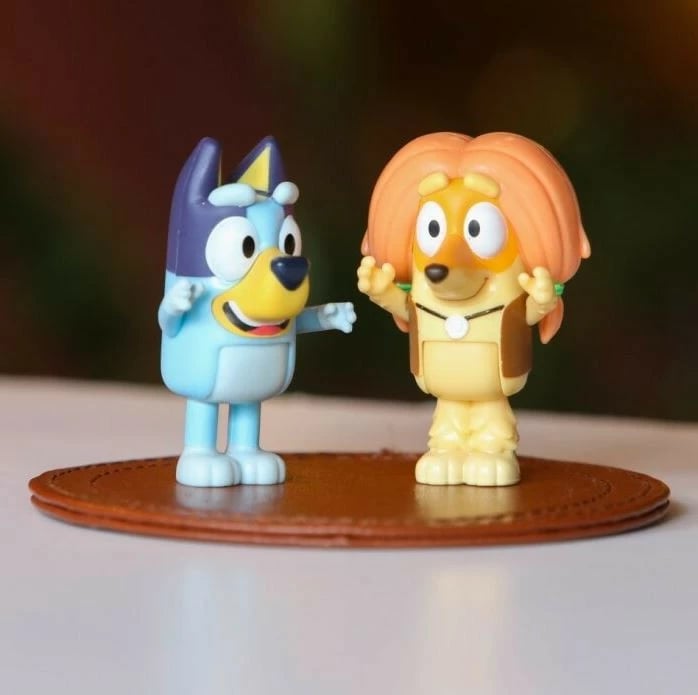 Set figurina Bluey Tm Toys BLU13046, 2 copë, plastikë