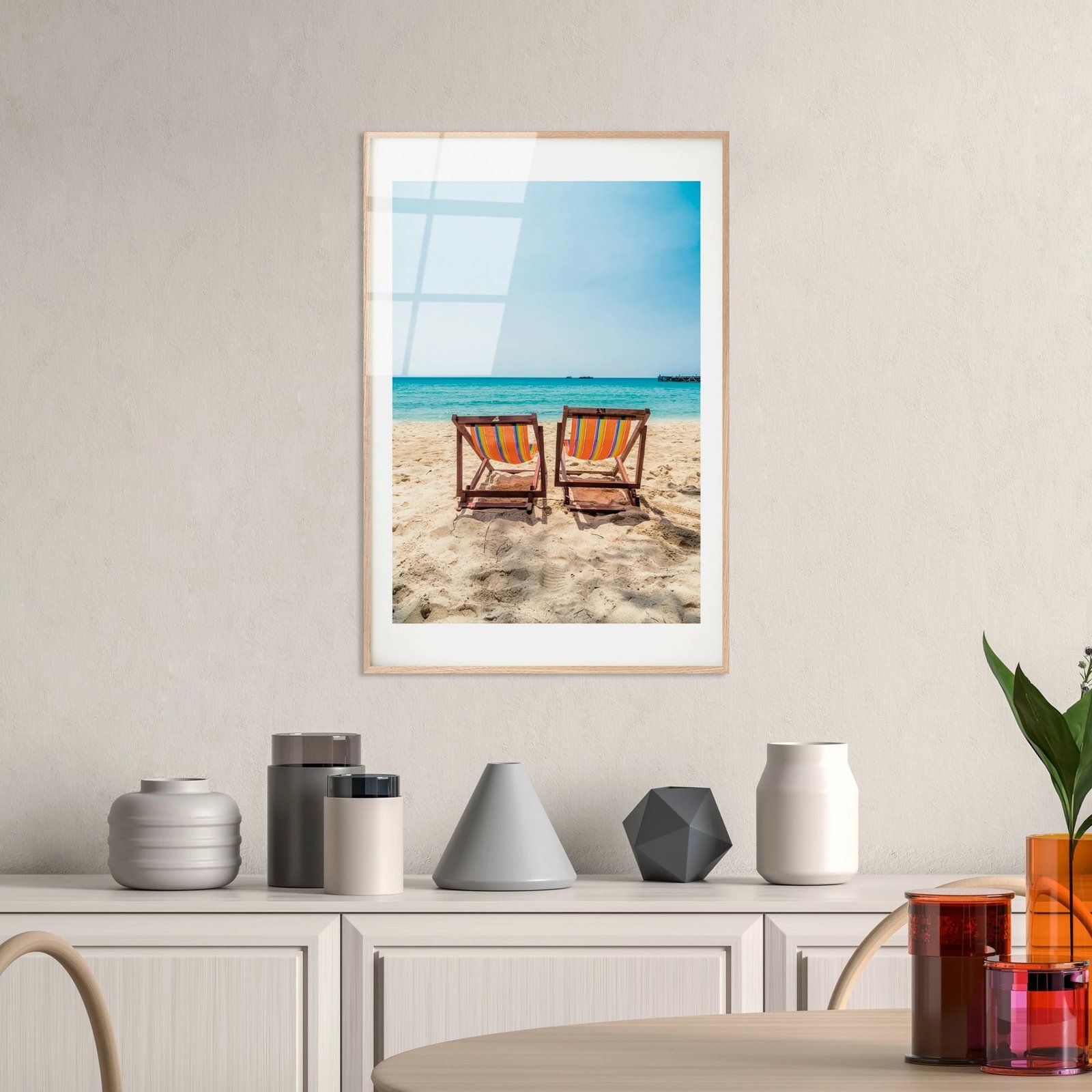 Pikturë dekorative prej xhami të temperuar, Wallity UV-1048, 30x45cm