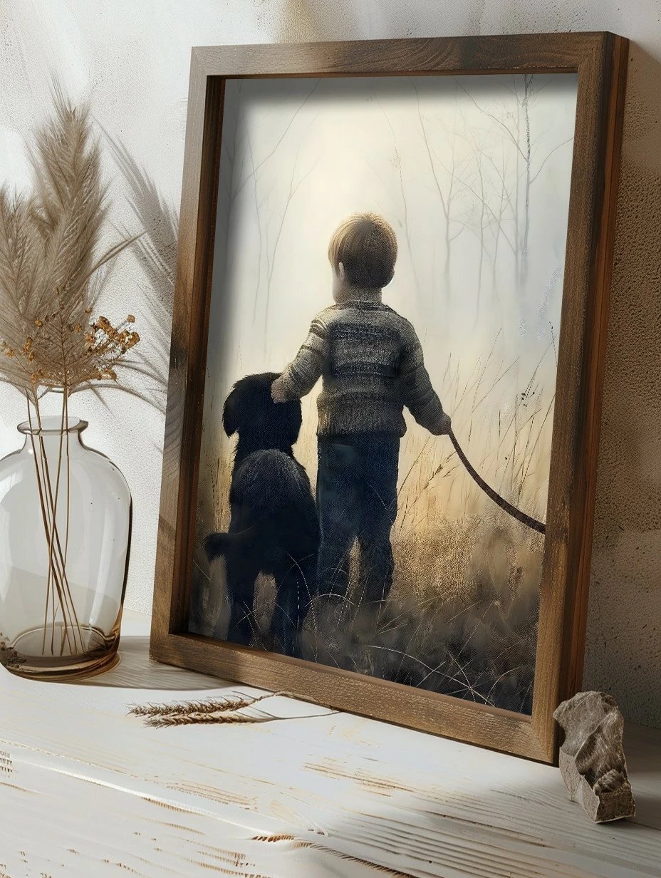 Pikturë dekorative me kornizë MDF, Wallity, GE229-L