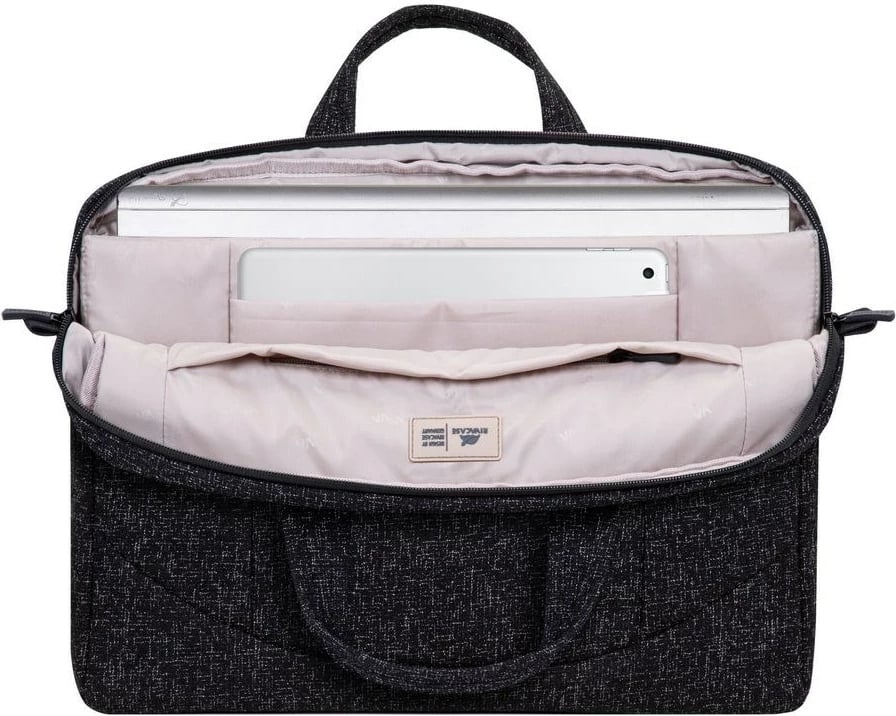 Çantë messenger RivaCase 7931, për laptop 15.6", e zezë