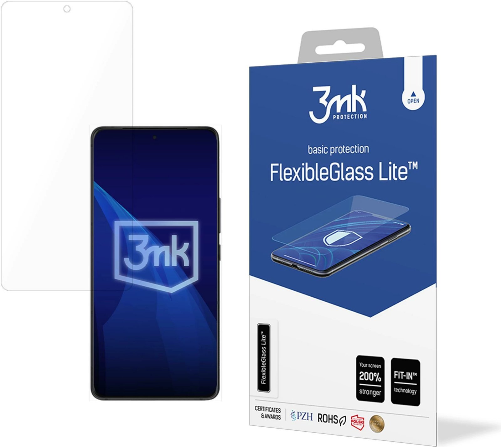 Xham mbrojtës hibrid 3mk FlexibleGlass Lite për Asus ROG Phone 9 / 9 Pro / 9 FE