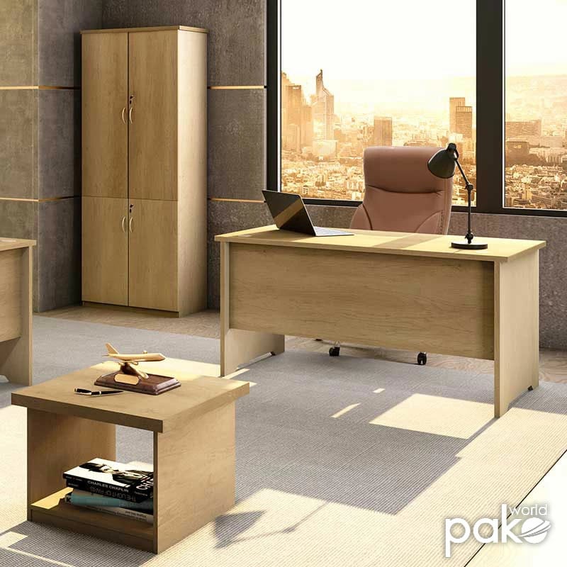 Tavolinë zyre pa sirtarë lëvizës Amazon sonoma 150x75x75