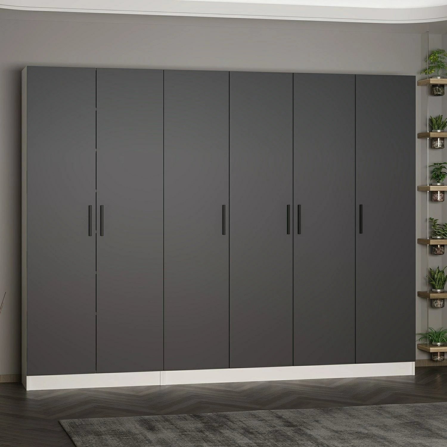 Stendë korridori Skye Decor, Noah - 8213, ngjyrë antracit