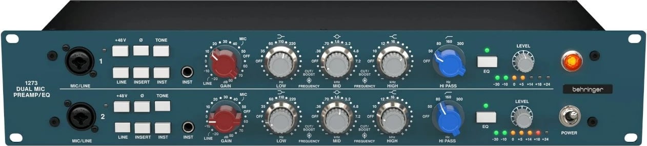 Preamplifikator mikrofoni Behringer 1273, Teal Preamplifikator mikrofoni Behringer 1273, Teal