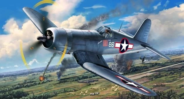 Model plastik Revell Vought F4U-1A Corsair 1:72, për djem