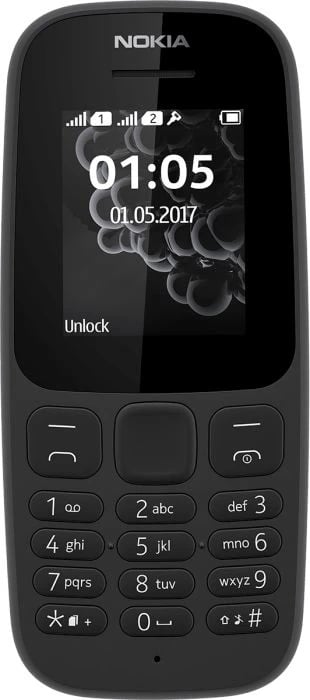 Celular Nokia 105 TA-1203, 1.8", 4MB, DS, i zi 