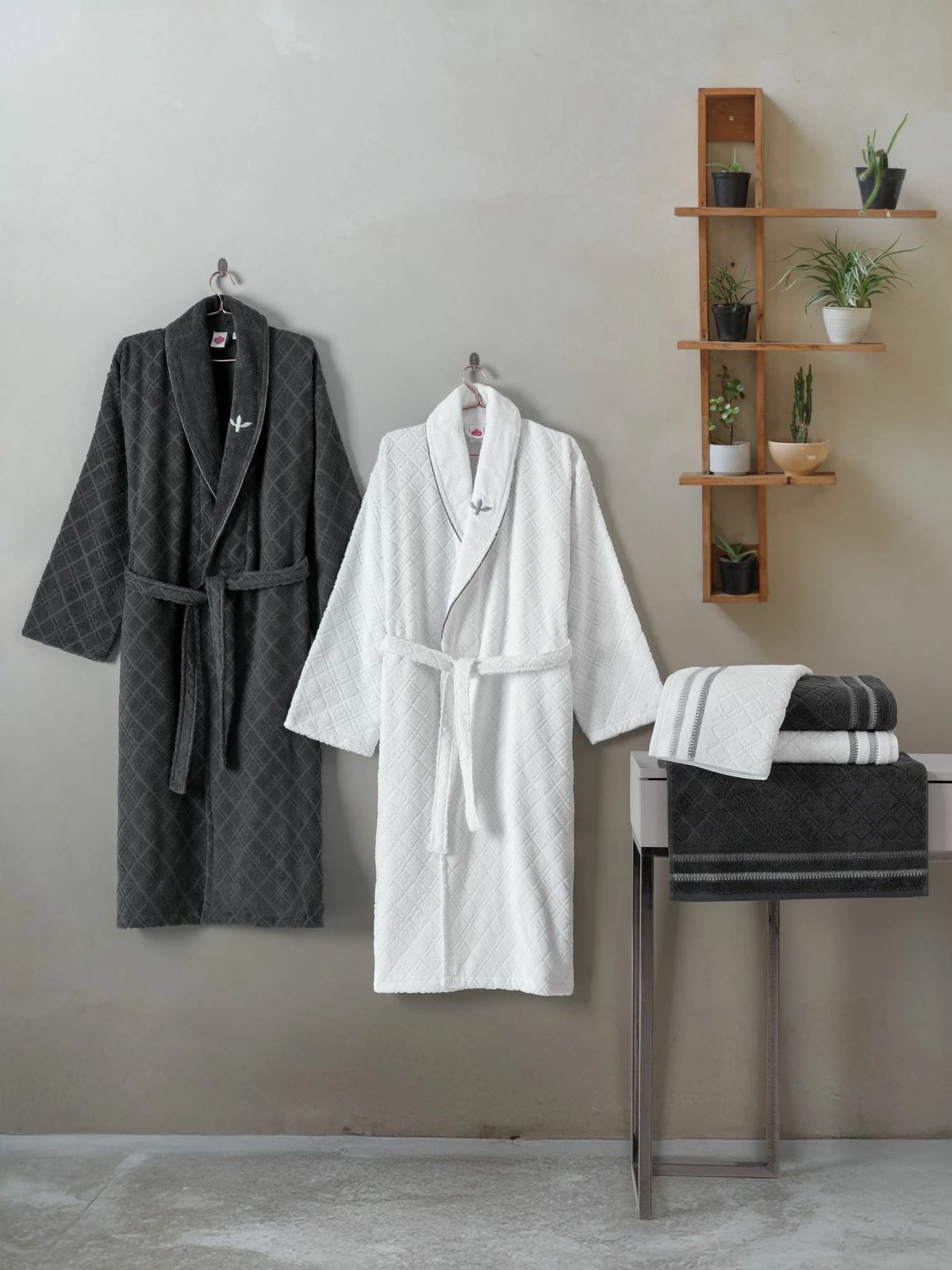 Set familjar për banjo, Mijolnir Carlos, i bardhë dhe antracit