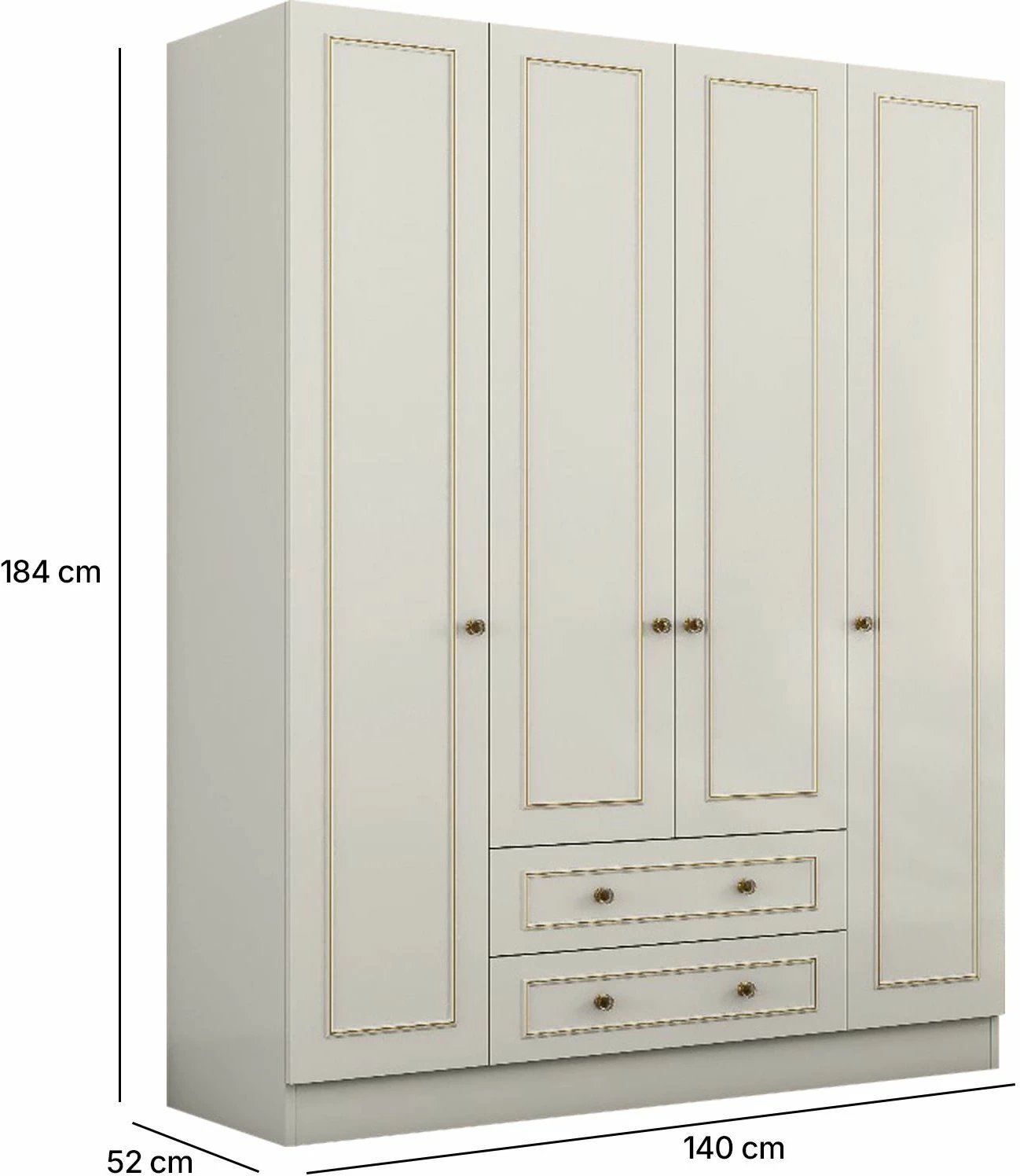 Set dhome për të rinj Skye Decor, ngjyrë e bardhë mat, Rb-081