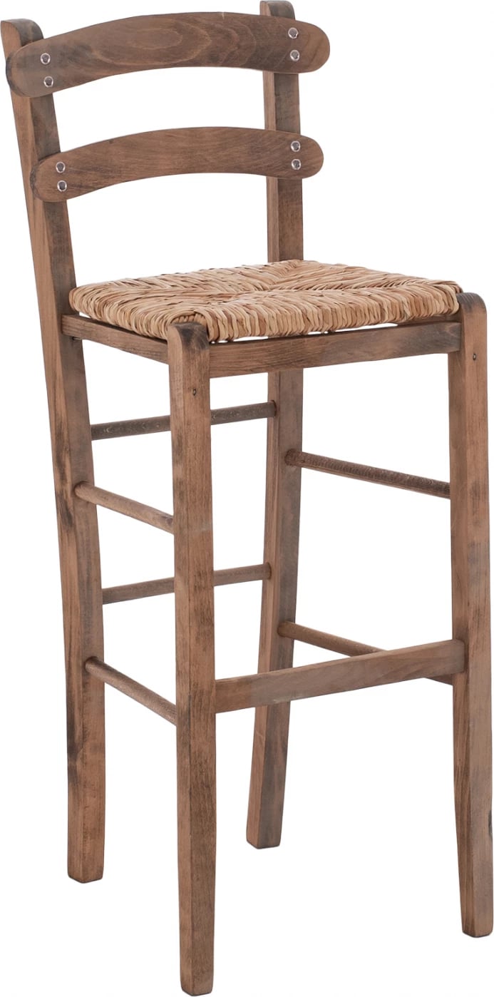 Karrige tradicionale me kashte, ngjyrë arre, FH10372.01