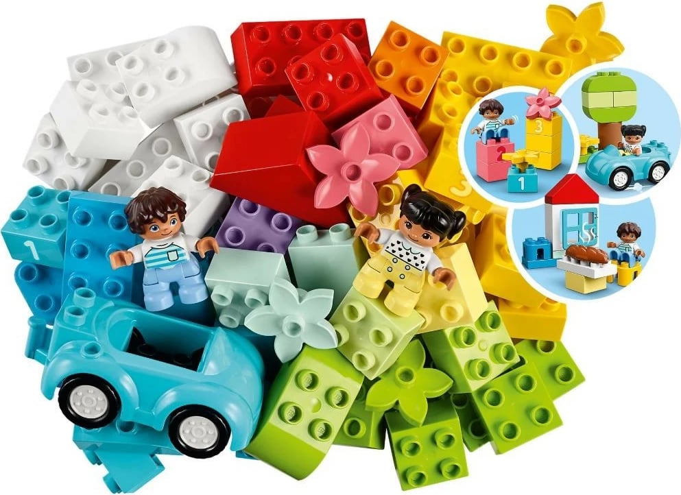 Set lodrash LEGO DUPLO 10913, 65 pjesë, shumëngjyrëshe, për fëmijë të vegjël