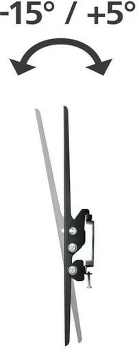 Mbajtëse muri për TV Hama Motion XL, VESA 800x400, për TV 37-75", e zezë