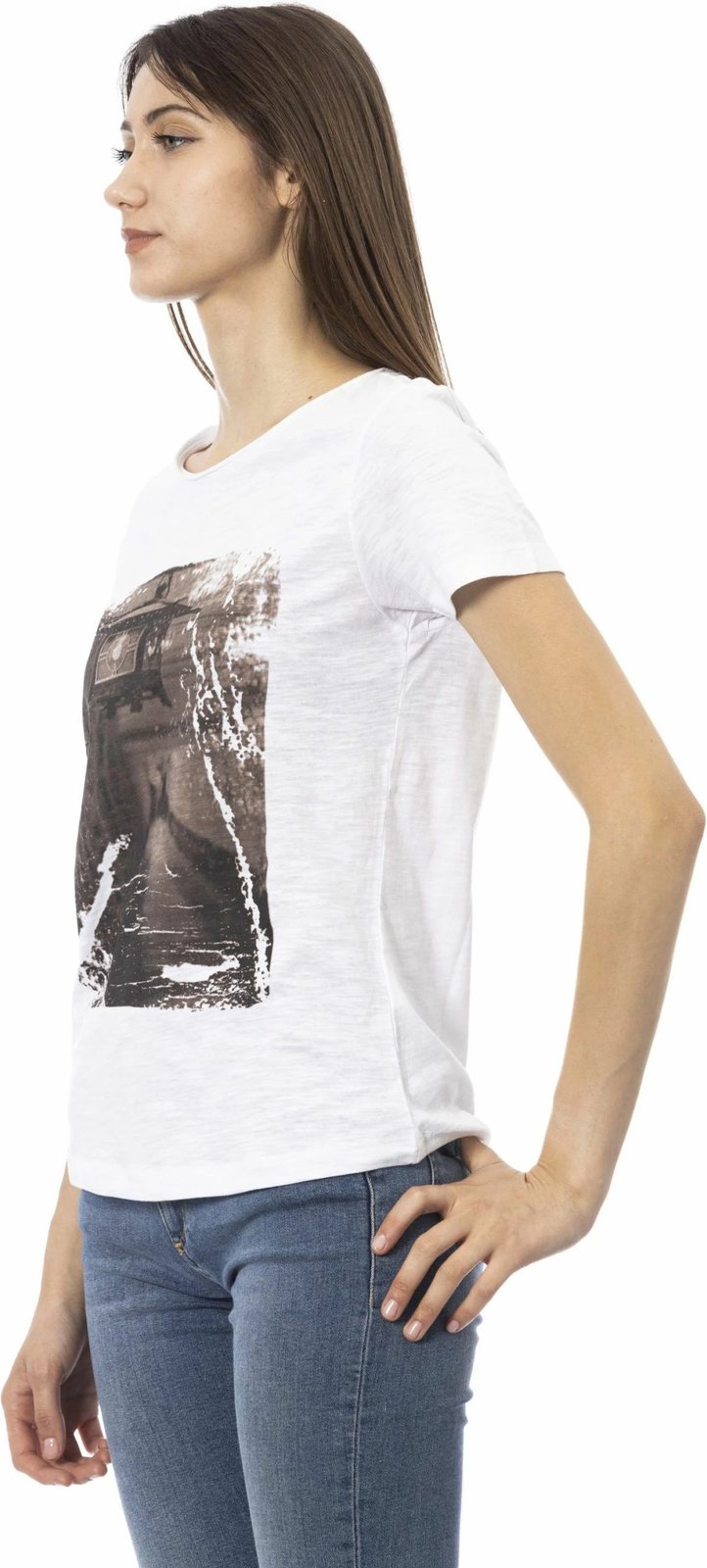 Maicë për femra Trussardi Action, e bardhë