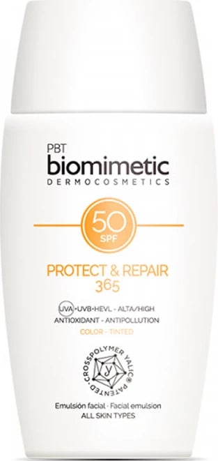 Emulsion fytyre me ngjyrë SPF 50 Biomimetic Protect & Repair 365 unisex 50ml