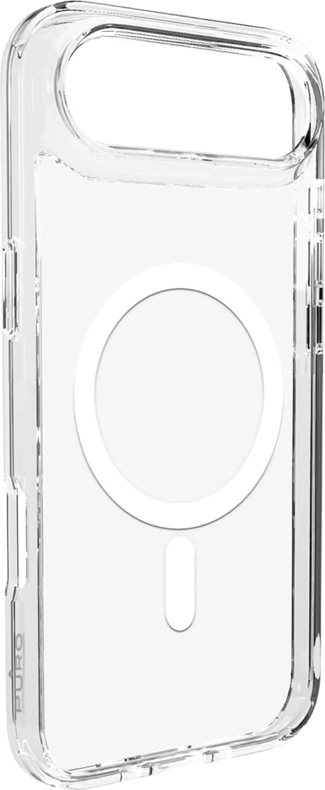 Mbështjellës Puro Lite Mag për iPhone 17 Air, MagSafe, Transparent me unazë të bardhë