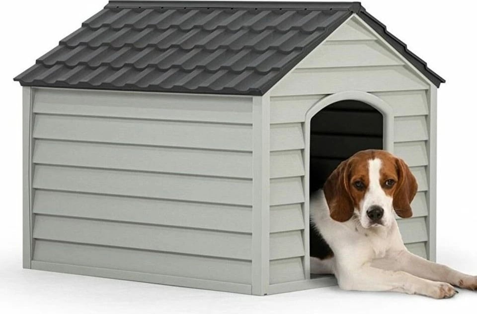 Shtëpi për kafshë, ngjyrë gri dhe antracit, Paws & Whiskers, 5100-1