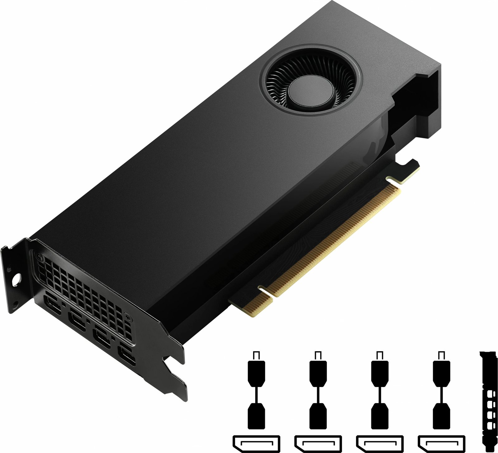 Kartelë grafike PNY Quadro RTX 4000, 20GB GDDR6, e zezë