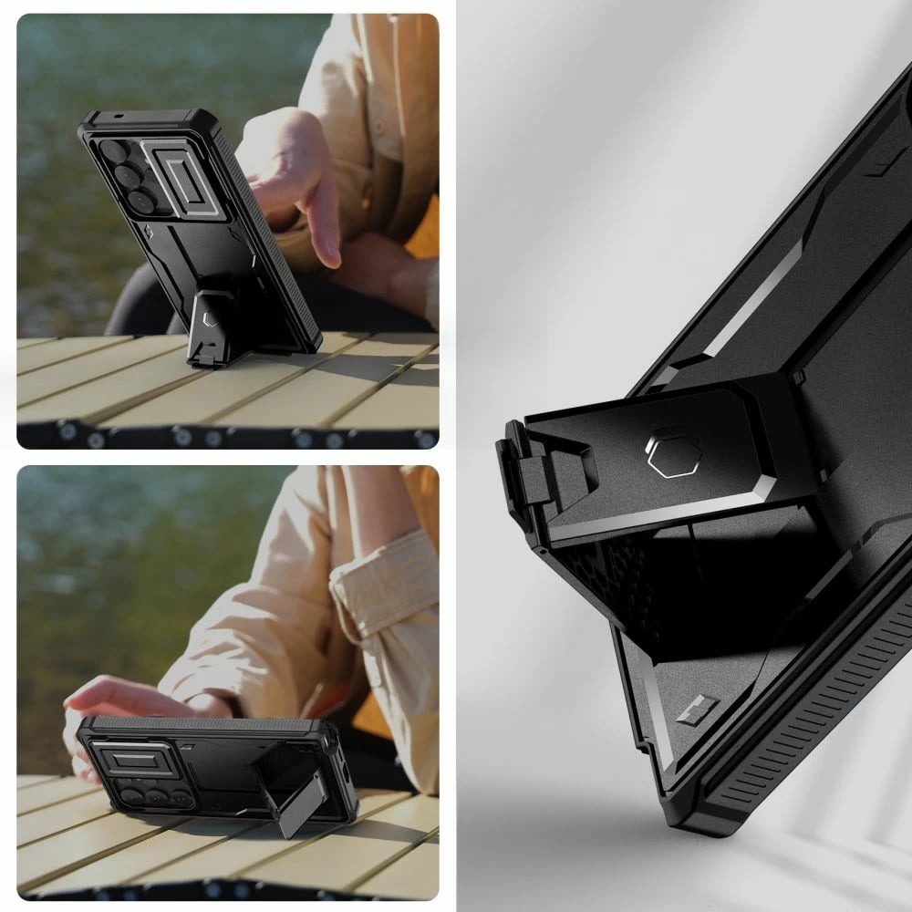 Mbështjellës Tech-Protect Kevlar Cam+ për Samsung Galaxy S25 Ultra, i zi