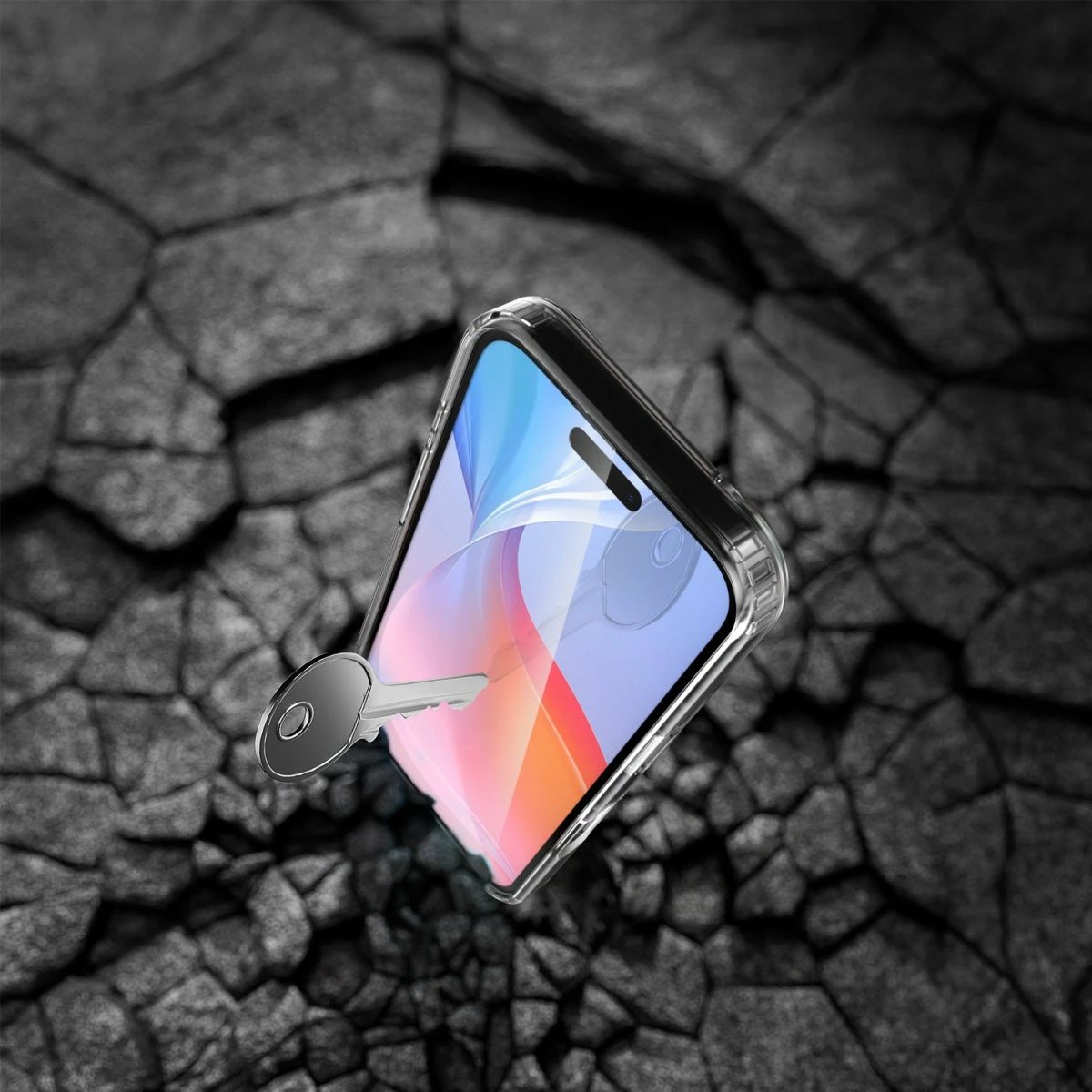 Mbështjellës 4smarts 541193, Apple, iPhone 16 Pro Max, rezistent ndaj goditjeve, transparent