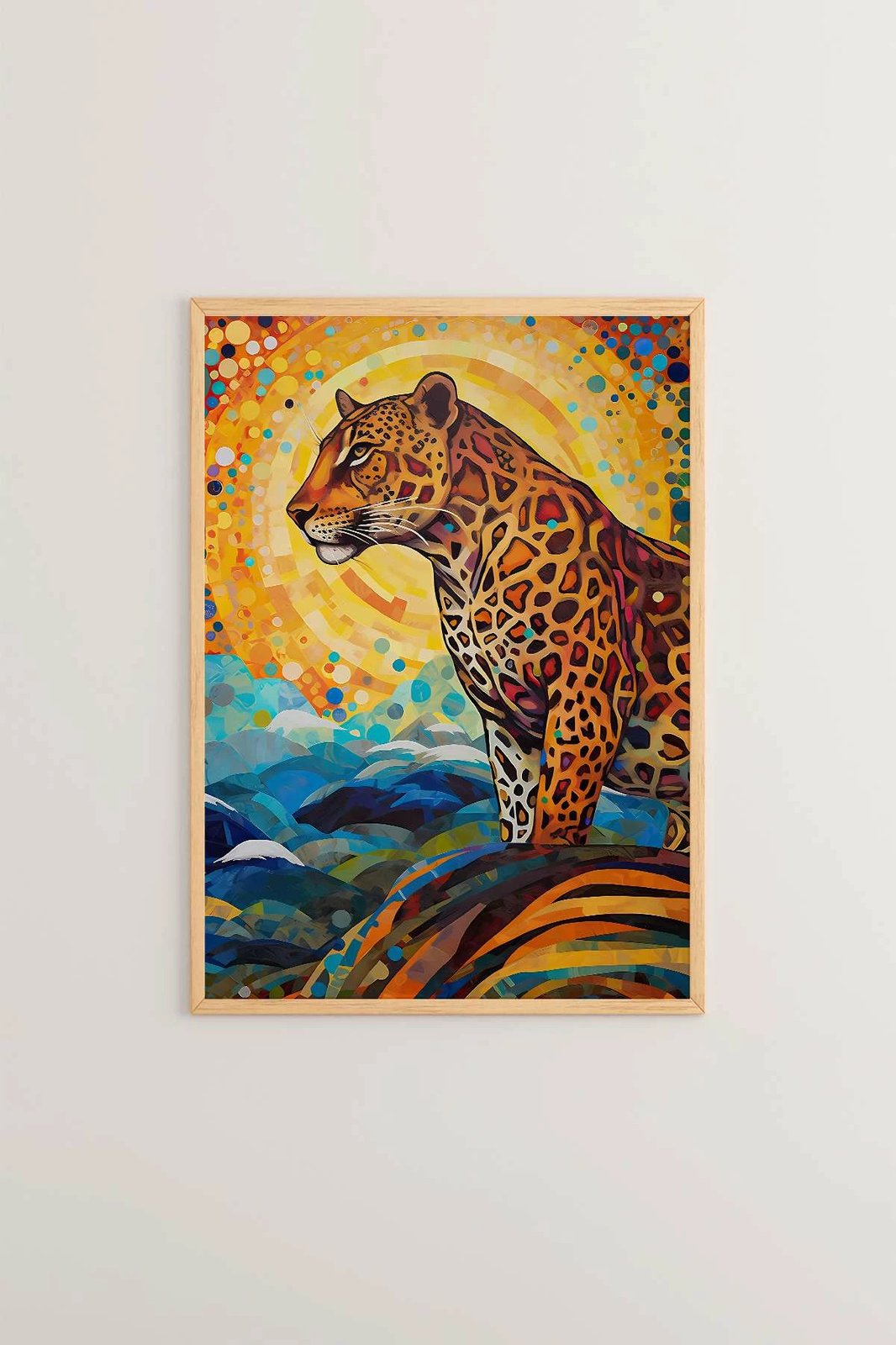 Pikturë dekorative me kornizë, shumëngjyrëshe, Wallity, Mscartmdl9