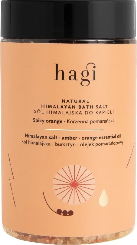 Kripë banje për femra Hagi Himalayan Bath Salt Korzenna Orange, 480g