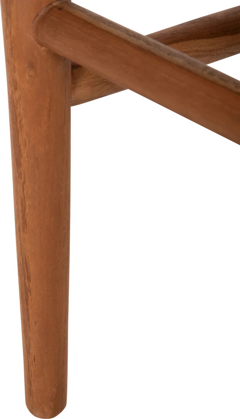 Karrige për ngrënie ROSCO FH6132 dru tik natyral, litar VIRO bezhë 56x54.5x78 cm