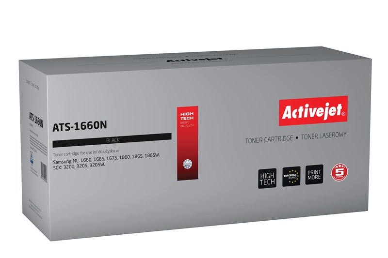 Toner zëvendësues Activejet ATS-1660N për printer Samsung, i zi