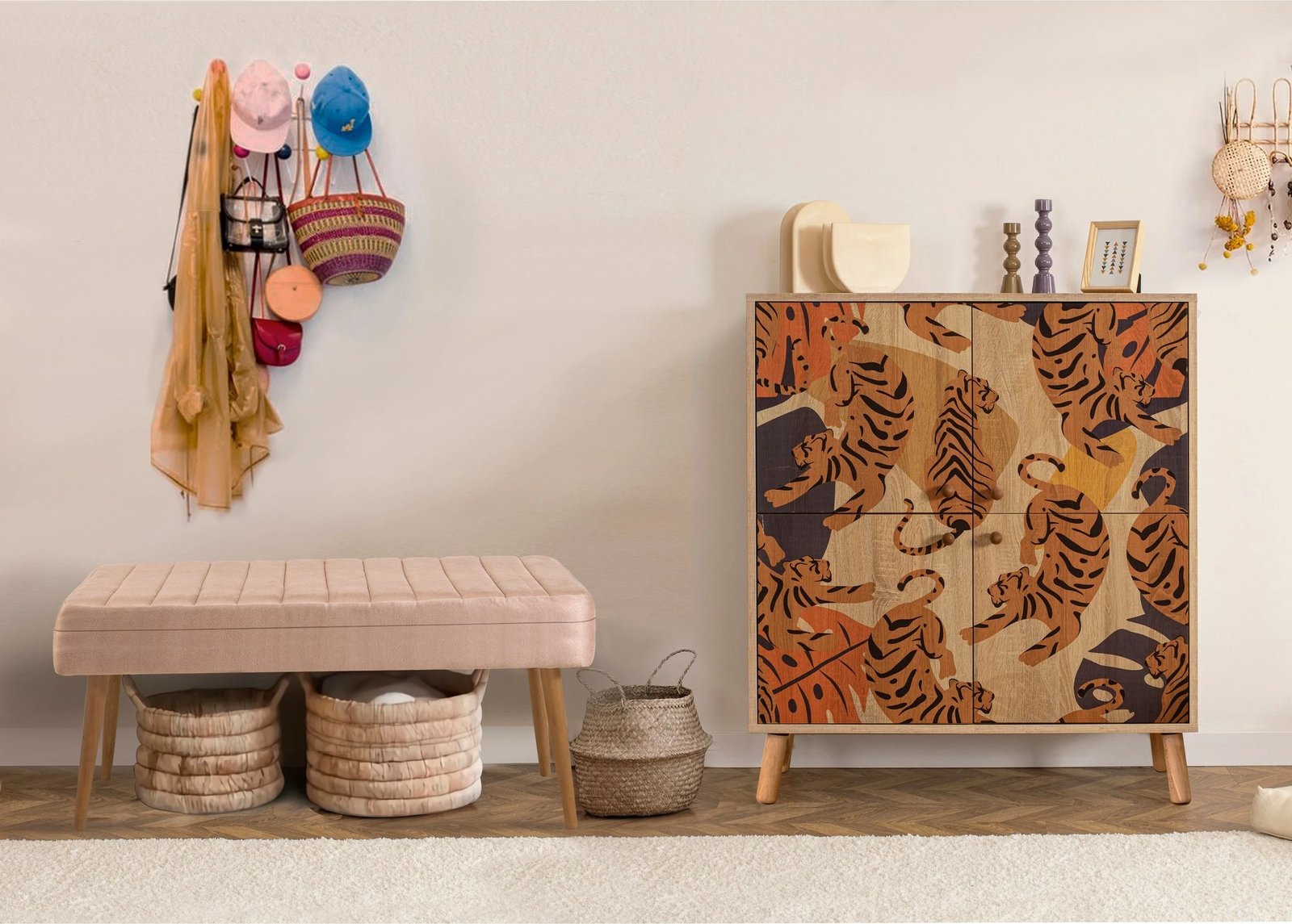 Set mobiljesh për korridor, Skye Decor, Sonomo & Stone, Multilux - Tigris - 0900