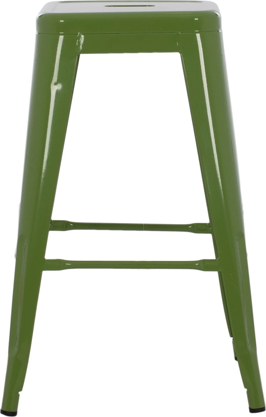 Karrige për bar mesatare MELITA FH8573.53 metalike ngjyrë ulliri e çelët 43x43x67Hcm.