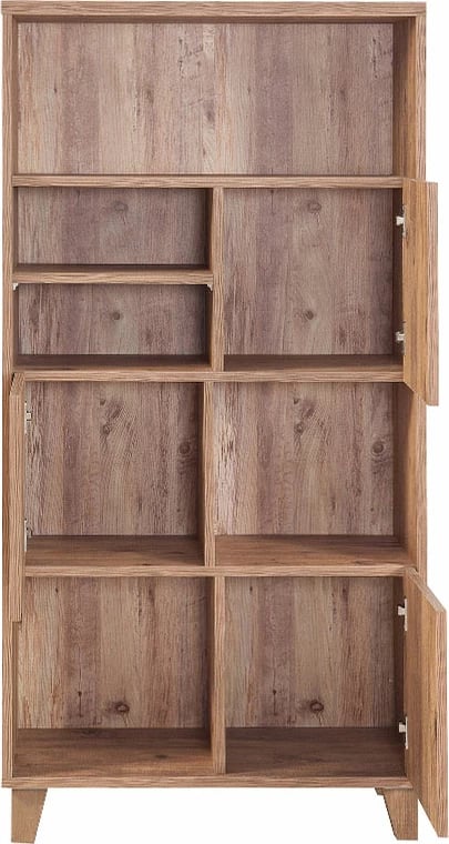 Raft librash PWF-0181-7, ngjyrë pishe Atlantike, 80x36x155cm