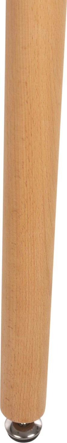 Tavolinë minimaliste për ngrënie, sipërfaqe MDF, këmbë druri ahu, ngjyrë natyrale, FH0057.04, 80x80x74cm