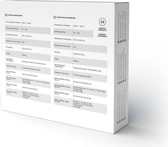 Nagjikuese e jashtme CD/DVD Savio AK-43, USB, Slim, e zezë