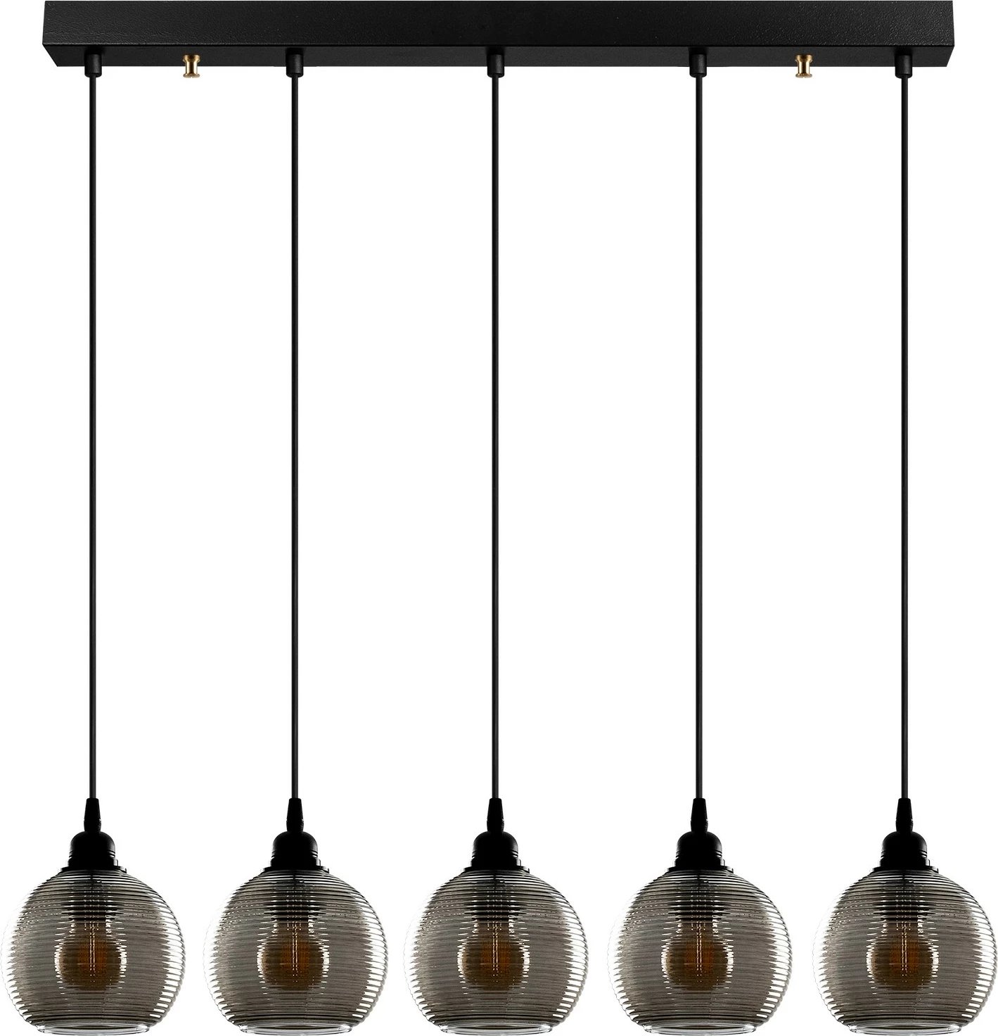 Llambë tavani Opviq, ngjyrë fume, 5 copa, 85x85cm