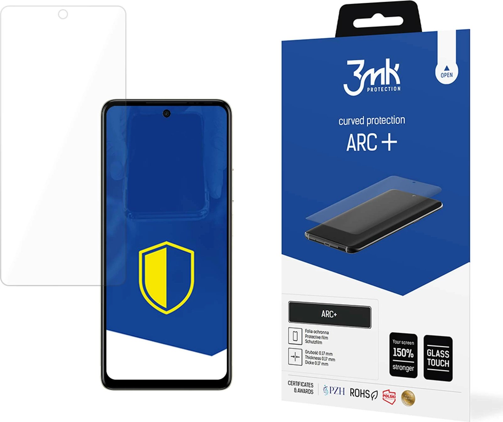 Folje mbrojtëse për ekran, 3mk Protection ARC+, për Realme 12 Pro/12 Pro+, TPU, transparente