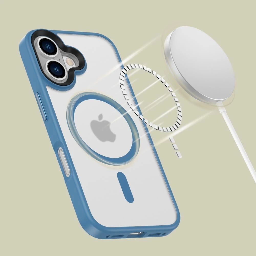 Mbështjellës Tech-Protect MagMat MagSafe për iPhone 16, Kaltër
