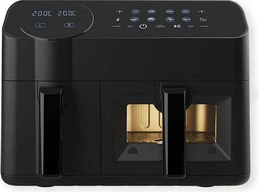 Fritezë me ajër të nxehtë Maestro MR-760, dyfishe, 3.5L+6L, e zezë
