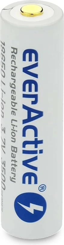 Bateri rikarikueshme everActive FWEV1865035MBOX 18650 Li-ion 3500 mAh 3.7V me micro USB 1 copë Bateri rikarikueshme everActive FWEV1865035MBOX 18650 Li-ion 3500 mAh 3.7V me micro USB 1 copë