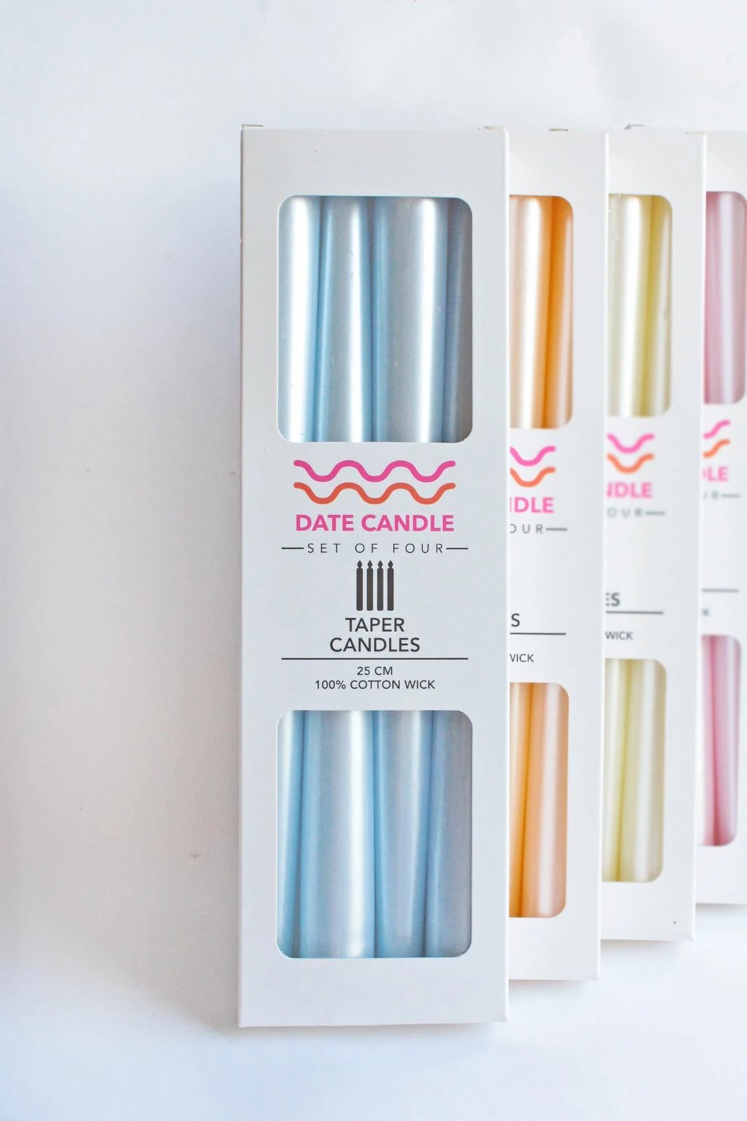 Set qirinjash (4 copë), Evila Originals, Neon 4, ngjyrë kaltër