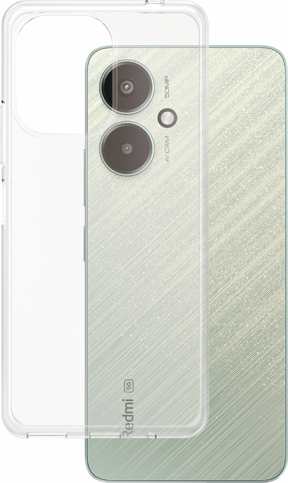 Mbështjellës PanzerGlass SAFE. për Xiaomi Redmi 13C, transparent