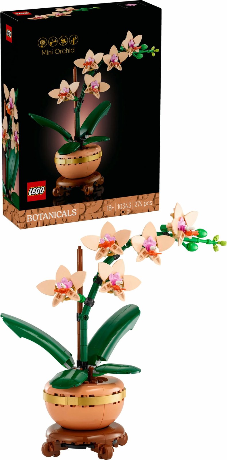 Set ndërtimi LEGO Mini Orchid, 274 pjesë, plastikë, shumëngjyrësh Set ndërtimi LEGO Mini Orchid, 274 pjesë, plastikë, shumëngjyrësh