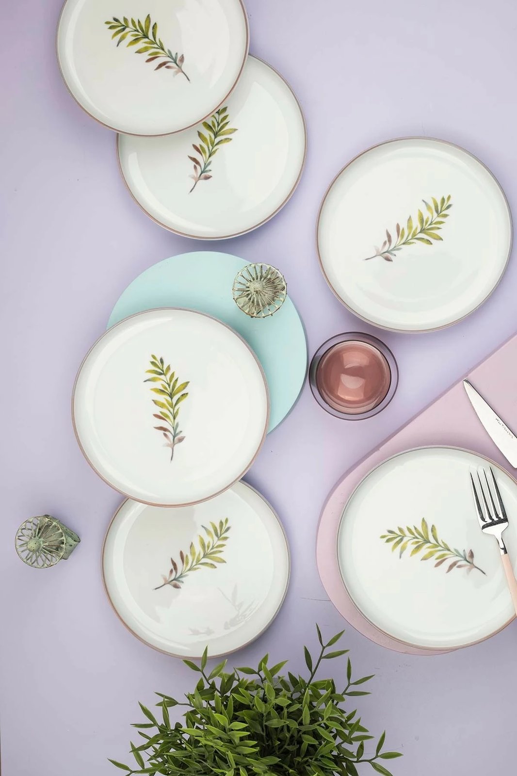 Set për shërbim torte (6 copë), Hermia, NNMOD19DUS880710